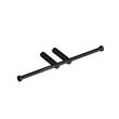 Cosmic Logic Suport hartie igienica dublu 28x8 cm fara capac negru mat