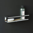 Cosmic Architect S+ Etajera baie 1 cu stergator aburi oglinda negru mat