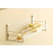 Pomd'or Lira Etajera dus  montaj perete 35x12x11 cm inox lucios
