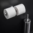 Cosmic Architect Suport hartie igienica dublu fara capac inox lucios