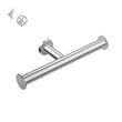 Cosmic Architect Suport hartie igienica dublu fara capac montaj dual inox lucios