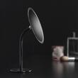 Cosmic Black & White Oglinda cosmetica freestanding marire x5 negru lucios