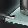 Cosmic Logic Etajera baie sticla 57.5 cm inox lucios