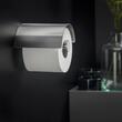 Cosmic Logic Suport hartie igienica cu capac 12.5 cm inox mat