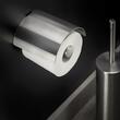 Cosmic Logic Suport hartie igienica cu capac 12.5 cm inox mat