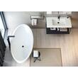 Cosmic The Grid Dozator sapun freestanding + suport periute dinti negru mat