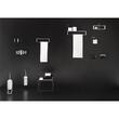 Cosmic The Grid Etajera / Suport prosop baie 55 cm inox alb mat