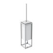Cosmic The Grid Perie WC perete / freestanding inox alb lucios