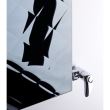 Calorifer decorativ vertical Quilt negru