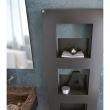 Calorifer decorativ vertical Cube 3 rafturi 1760 mm