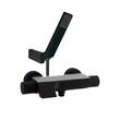 Ramon Soler Urban Chic Baterie cada cascada cu para patrata 1 jet negru mat