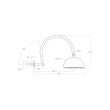 Ramon Soler Hidroterapia palarie dus clopot 200 mm perete 