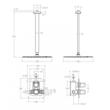 Ramon Soler Prisma Kit dus incastrat termostatat 1 cale auriu periat 