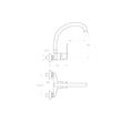 Ramon Soler Kitchen baterie bucatarie montaj perete pipa mobila crom