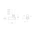 Ramon Soler suport para dus metal 372602OC auriu periat