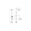 Ramon Soler Blautherm coloana dus telescopica palarie 240 mm crom