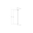 Ramon Soler brat fix dus tavan 38 cm nichel periat