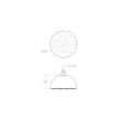 Ramon Soler Hidroterapia palarie dus volumetrica diametru 200 mm nichel periat