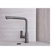 Foster Vela Plus baterie bucatarie 1 jet gun metal satinat 