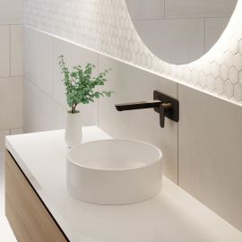 Ramon Soler Alexia baterie incastrata perete monobloc negru mat