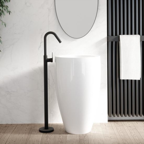 Ramon Soler Alexia baterie lavoar freestanding negru mat