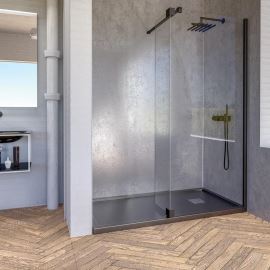 Doccia Orlando paravan dus Walk-in culoare negru