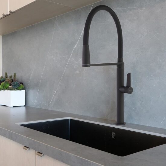 Ramon Soler Kitchen Magnet baterie bucatarie extractibila 1 jet negru mat