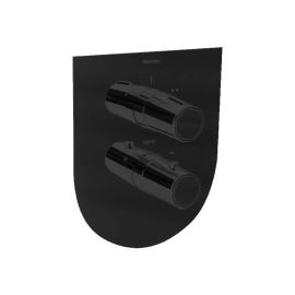 Ramon Soler Tzar baterie dus incastrata termostatata 2 cai negru mat