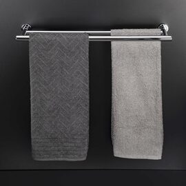 Cosmic Architect Suport prosop baie dublu 59 cm montaj dual crom lucios