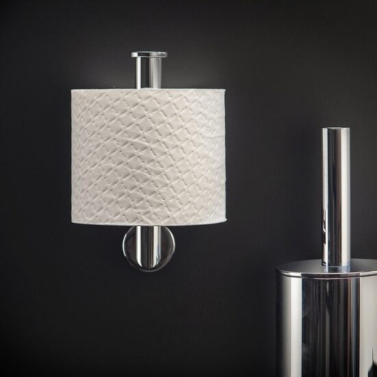 Cosmic Architect Suport hartie igienica vertical montaj dual inox lucios