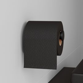 Cosmic Logic Suport hartie igienica fara capac 12.5 cm negru mat