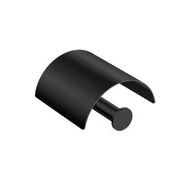 Cosmic Logic Suport hartie igienica 12.5 cm cu capac negru mat