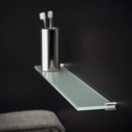 Cosmic Logic Etajera baie sticla 57.5 cm inox lucios