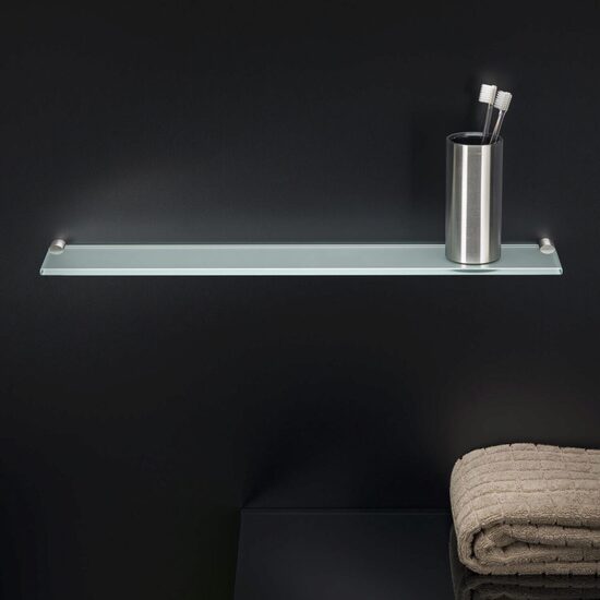 Cosmic Logic Etajera baie sticla 57.5 cm inox mat