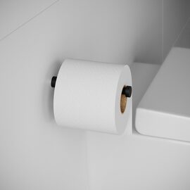 Cosmic Logic Suport hartie igienica 13 cm fara capac negru mat