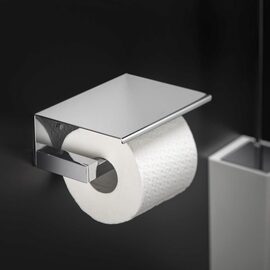 Cosmic Bath Life Suport hartie igienica 1 cu capac inox lucios
