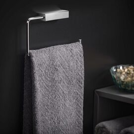 Cosmic Bath Life Suport prosop baie inel 23x12 cm crom lucios