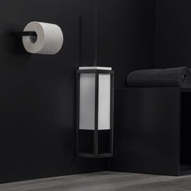 Cosmic The Grid Perie WC perete / freestanding negru mat