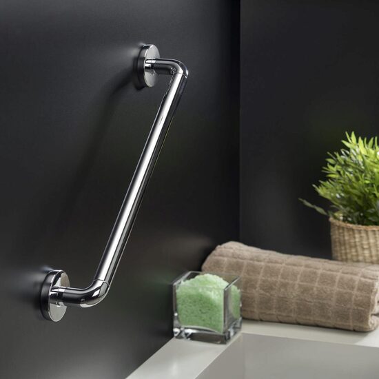 Cosmic Architect Bara sustinere baie perete 45 cm inox lucios