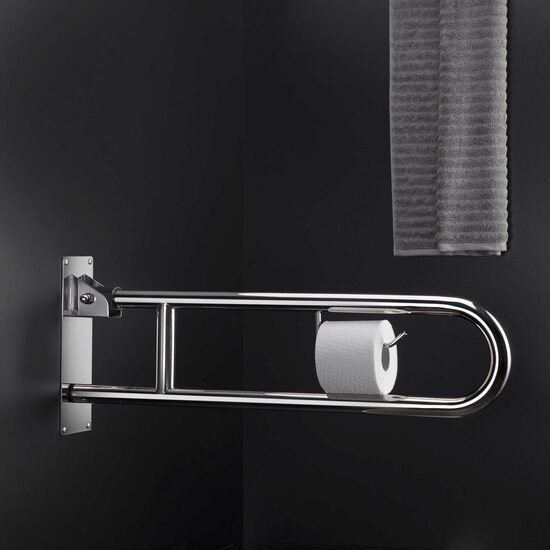 Cosmic Architect Bara reversibila sustinere cu suport hartie igienica inox lucios