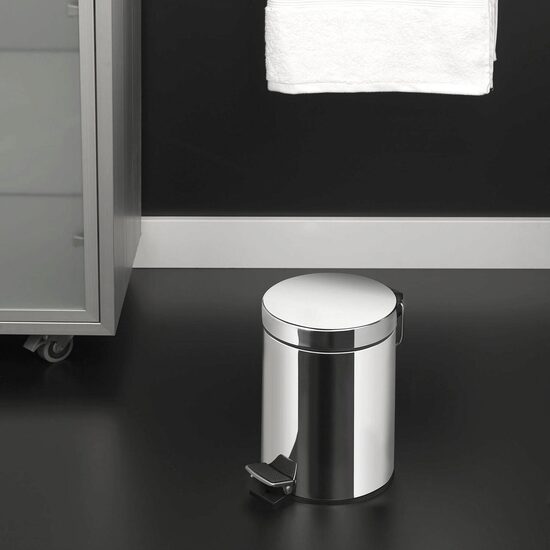 Cosmic Architect Cos gunoi baie inox rotund 3 L inox lucios