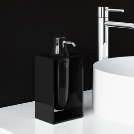 Cosmic Inside Dozator sapun freestanding negru lucios