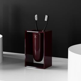 Cosmic Inside Suport periute dinti freestanding rosu burgund lucios