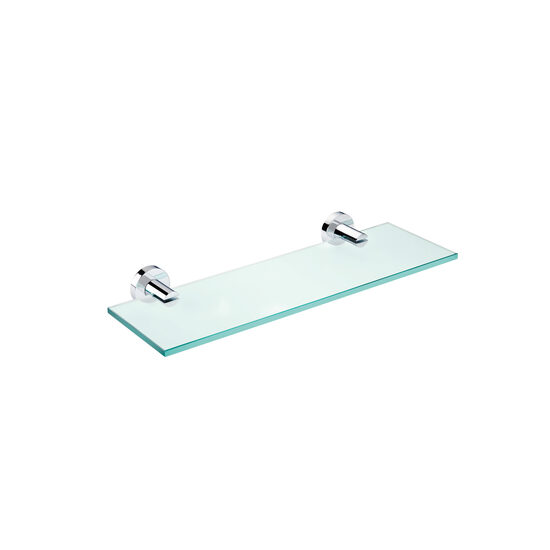 Cosmic Kubic Cool Etajera baie sticla 40x15 cm prindere inox lucios