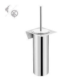 Cosmic Kubic Dual Perie WC perete montaj dual inox lucios