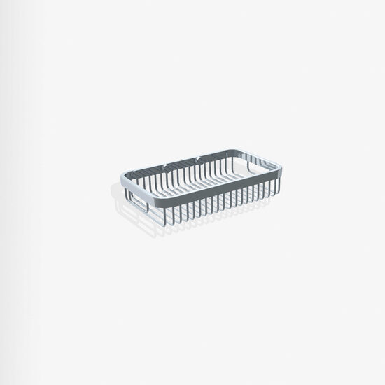 Cosmic Lira Etajera dus montaj perete 20x12x4 cm inox lucios
