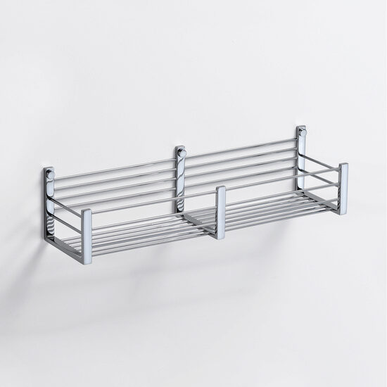 Cosmic Lira Etajera dus montaj perete 45x12x11 cm inox lucios