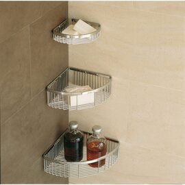 Cosmic Lira Etajera dus colt 15x15x4 cm inox lucios