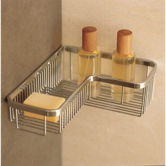 Cosmic Lira Etajera dus colt 26x21x8 cm inox lucios