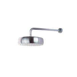 Ramon Soler Hidroterapia palarie de dus volumetrica 340 mm rotunda cu brat montaj perete nichel periat